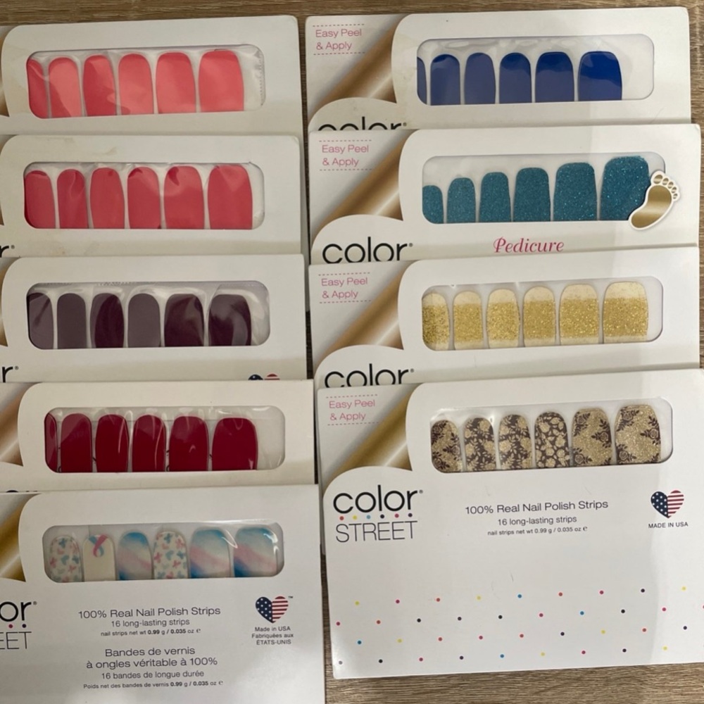 13.00 EACH Color Street Nail Polish Strips